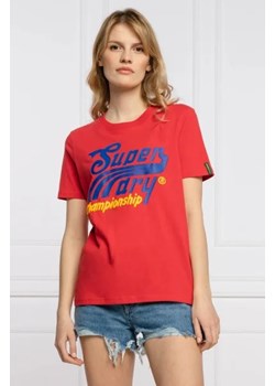 Superdry T-shirt collegiate cali state | Regular Fit ze sklepu Gomez Fashion Store w kategorii Bluzki damskie - zdjęcie 172789016