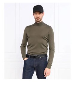 BOSS BLACK Wełniany sweter Lodiego | Regular Fit | z dodatkiem jedwabiu ze sklepu Gomez Fashion Store w kategorii Swetry męskie - zdjęcie 172789239