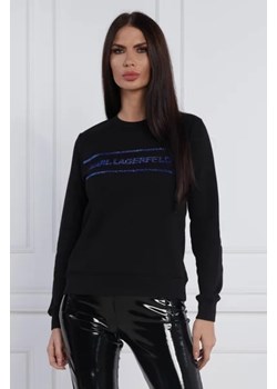 Karl Lagerfeld Bluza Rhinestone | Regular Fit ze sklepu Gomez Fashion Store w kategorii Bluzy damskie - zdjęcie 172791018