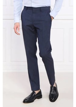 BOSS BLACK Wełniane spodnie H-Genius-MM-224 | Slim Fit ze sklepu Gomez Fashion Store w kategorii Spodnie męskie - zdjęcie 172791777