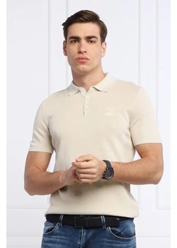 BOSS ORANGE Polo Apoloy | Regular Fit | z dodatkiem lnu ze sklepu Gomez Fashion Store w kategorii T-shirty męskie - zdjęcie 172792968