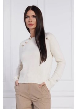 Liu Jo Wełniany sweter | Regular Fit | z dodatkiem kaszmiru ze sklepu Gomez Fashion Store w kategorii Swetry damskie - zdjęcie 172794386