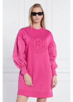 Karl Lagerfeld Sukienka Fabric Mix ze sklepu Gomez Fashion Store w kategorii Sukienki - zdjęcie 172794585
