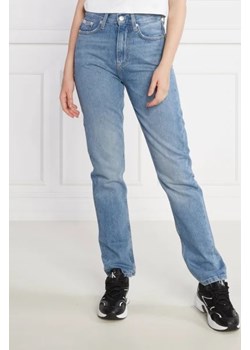 CALVIN KLEIN JEANS Jeansy AUTHENTIC SLIM STRAIGHT | Slim Fit ze sklepu Gomez Fashion Store w kategorii Jeansy damskie - zdjęcie 172794878