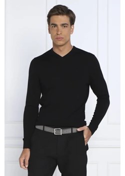 Calvin Klein Wełniany sweter SUPERIOR | Slim Fit ze sklepu Gomez Fashion Store w kategorii Swetry męskie - zdjęcie 172795119
