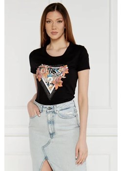 GUESS T-shirt Flowers | Regular Fit ze sklepu Gomez Fashion Store w kategorii Bluzki damskie - zdjęcie 172798098