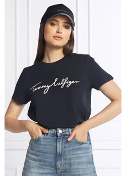 Tommy Hilfiger T-shirt | Regular Fit ze sklepu Gomez Fashion Store w kategorii Bluzki damskie - zdjęcie 172798207