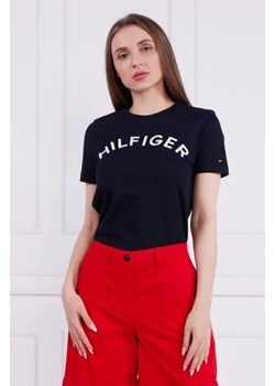 Tommy Hilfiger T-shirt | Regular Fit ze sklepu Gomez Fashion Store w kategorii Bluzki damskie - zdjęcie 172799538