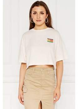 Tommy Jeans T-shirt summer flag | Cropped Fit ze sklepu Gomez Fashion Store w kategorii Bluzki damskie - zdjęcie 172799886