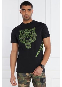 Plein Sport T-shirt Tiger | Regular Fit ze sklepu Gomez Fashion Store w kategorii T-shirty męskie - zdjęcie 172800568