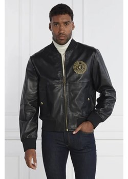 Versace Jeans Couture Skórzana kurtka bomber | Regular Fit ze sklepu Gomez Fashion Store w kategorii Kurtki męskie - zdjęcie 172802346