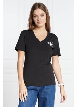 CALVIN KLEIN JEANS T-shirt | Regular Fit ze sklepu Gomez Fashion Store w kategorii Bluzki damskie - zdjęcie 172802369