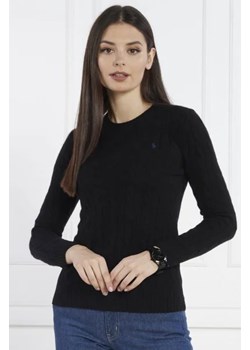 POLO RALPH LAUREN Wełniany sweter | Regular Fit | z dodatkiem kaszmiru ze sklepu Gomez Fashion Store w kategorii Swetry damskie - zdjęcie 172802596