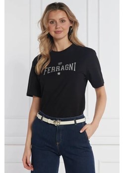 Chiara Ferragni T-shirt | Regular Fit | stretch ze sklepu Gomez Fashion Store w kategorii Bluzki damskie - zdjęcie 172803415