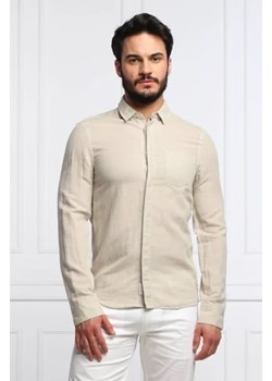 Calvin Klein Lniana koszula | Slim Fit ze sklepu Gomez Fashion Store w kategorii Koszule męskie - zdjęcie 172804365