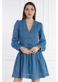 TWINSET Jeansowa sukienka z paskiem ze sklepu Gomez Fashion Store w kategorii Sukienki - zdjęcie 172805379