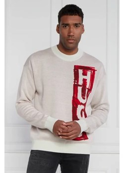 HUGO Sweter Sohugoh | Regular Fit | z dodatkiem wełny ze sklepu Gomez Fashion Store w kategorii Swetry męskie - zdjęcie 172806295