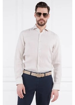 Oscar Jacobson Lniana koszula | Regular Fit ze sklepu Gomez Fashion Store w kategorii Koszule męskie - zdjęcie 172807089