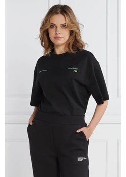 CALVIN KLEIN JEANS T-shirt | Oversize fit ze sklepu Gomez Fashion Store w kategorii Bluzki damskie - zdjęcie 172809865