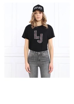 Liu Jo Beachwear T-shirt | Regular Fit ze sklepu Gomez Fashion Store w kategorii Bluzki damskie - zdjęcie 172810686