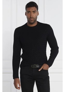 Emporio Armani Sweter | Regular Fit | z dodatkiem wełny ze sklepu Gomez Fashion Store w kategorii Swetry męskie - zdjęcie 172811236