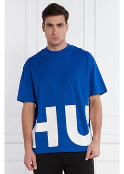 Hugo Blue T-shirt Nannavaro | Oversize fit ze sklepu Gomez Fashion Store w kategorii T-shirty męskie - zdjęcie 172811845