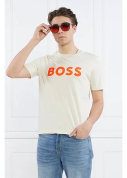 BOSS ORANGE T-shirt Thinking 1 | Regular Fit ze sklepu Gomez Fashion Store w kategorii T-shirty męskie - zdjęcie 172813068