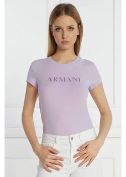 Armani Exchange T-shirt | Slim Fit ze sklepu Gomez Fashion Store w kategorii Bluzki damskie - zdjęcie 172814289