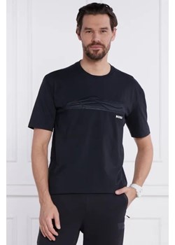 BOSS GREEN T-shirt Tee Titanium | Regular Fit ze sklepu Gomez Fashion Store w kategorii T-shirty męskie - zdjęcie 172814378