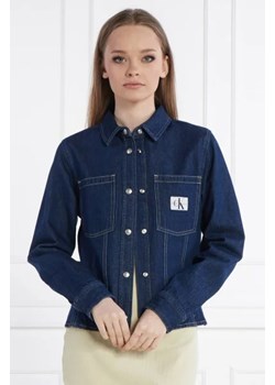 CALVIN KLEIN JEANS Jeansowa koszula | Slim Fit ze sklepu Gomez Fashion Store w kategorii Koszule damskie - zdjęcie 172815509