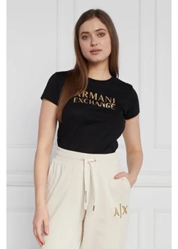Armani Exchange T-shirt | Regular Fit ze sklepu Gomez Fashion Store w kategorii Bluzki damskie - zdjęcie 172818079
