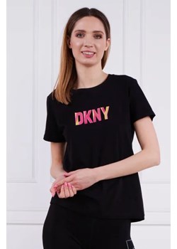 DKNY T-shirt S/S REFLECTIVE LOGO ze sklepu Gomez Fashion Store w kategorii Bluzki damskie - zdjęcie 172819505