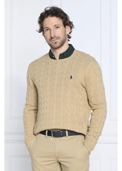 POLO RALPH LAUREN Wełniany sweter | Slim Fit | z dodatkiem kaszmiru ze sklepu Gomez Fashion Store w kategorii Swetry męskie - zdjęcie 172820388