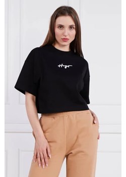 HUGO T-shirt Cropped Tee_3 | Cropped Fit ze sklepu Gomez Fashion Store w kategorii Bluzki damskie - zdjęcie 172822386