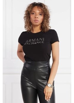 Armani Exchange T-shirt | Regular Fit ze sklepu Gomez Fashion Store w kategorii Bluzki damskie - zdjęcie 172822877