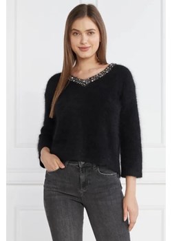 Liu Jo Wełniany sweter | Oversize fit ze sklepu Gomez Fashion Store w kategorii Swetry damskie - zdjęcie 172823817