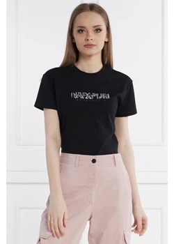 Napapijri T-shirt S-KREIS | Regular Fit ze sklepu Gomez Fashion Store w kategorii Bluzki damskie - zdjęcie 172824196