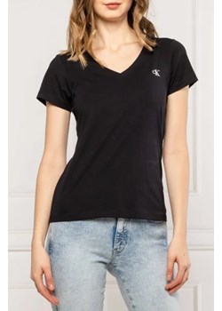CALVIN KLEIN JEANS T-shirt EMBROIDERY | Regular Fit ze sklepu Gomez Fashion Store w kategorii Bluzki damskie - zdjęcie 172824797