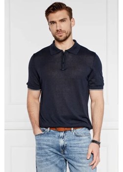BOSS BLACK Lniane polo trieste | Regular Fit ze sklepu Gomez Fashion Store w kategorii T-shirty męskie - zdjęcie 172827687