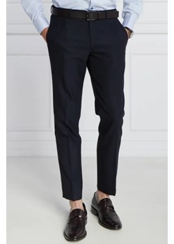 Oscar Jacobson Wełniane spodnie Denz | Slim Fit ze sklepu Gomez Fashion Store w kategorii Spodnie męskie - zdjęcie 172829039