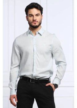 GUESS Koszula COLLINS | Regular Fit | z dodatkiem lnu ze sklepu Gomez Fashion Store w kategorii Koszule męskie - zdjęcie 172829268