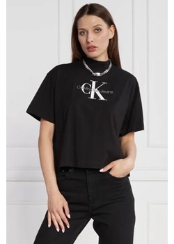 CALVIN KLEIN JEANS T-shirt | Regular Fit ze sklepu Gomez Fashion Store w kategorii Bluzki damskie - zdjęcie 172830149