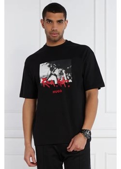 HUGO T-shirt Domenade | Oversize fit ze sklepu Gomez Fashion Store w kategorii T-shirty męskie - zdjęcie 172831758