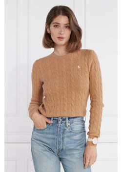 POLO RALPH LAUREN Wełniany sweter | Regular Fit | z dodatkiem kaszmiru ze sklepu Gomez Fashion Store w kategorii Swetry damskie - zdjęcie 172832299