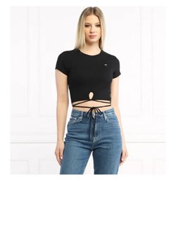 Tommy Jeans T-shirt | Cropped Fit ze sklepu Gomez Fashion Store w kategorii Bluzki damskie - zdjęcie 172832575