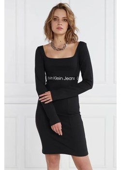 CALVIN KLEIN JEANS Sukienka LOGO ELASTIC MILANO ze sklepu Gomez Fashion Store w kategorii Sukienki - zdjęcie 172832659