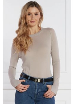 Calvin Klein Wełniany sweter | Regular Fit ze sklepu Gomez Fashion Store w kategorii Swetry damskie - zdjęcie 172832988