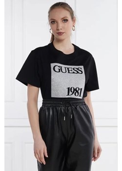 GUESS T-shirt BEADS | Regular Fit ze sklepu Gomez Fashion Store w kategorii Bluzki damskie - zdjęcie 172833285