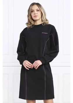 Karl Lagerfeld Sukienka contrast stitch ze sklepu Gomez Fashion Store w kategorii Sukienki - zdjęcie 172833328