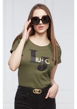 Liu Jo Sport T-shirt | Regular Fit ze sklepu Gomez Fashion Store w kategorii Bluzki damskie - zdjęcie 172834946